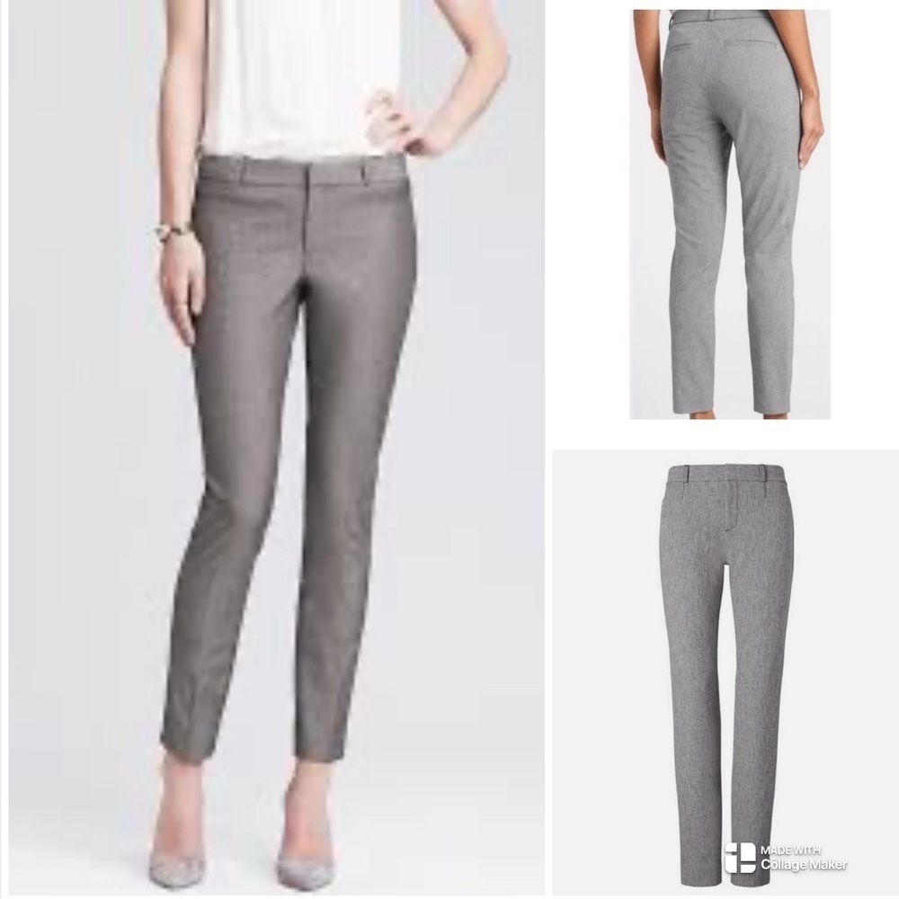 Banana Republic Sloan fit ankle Gray Women's Pants